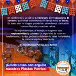 FELICES FIESTAS PATRIAS!