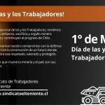 FELIZ DÍA DE LAS Y LOS TRABAJADORES