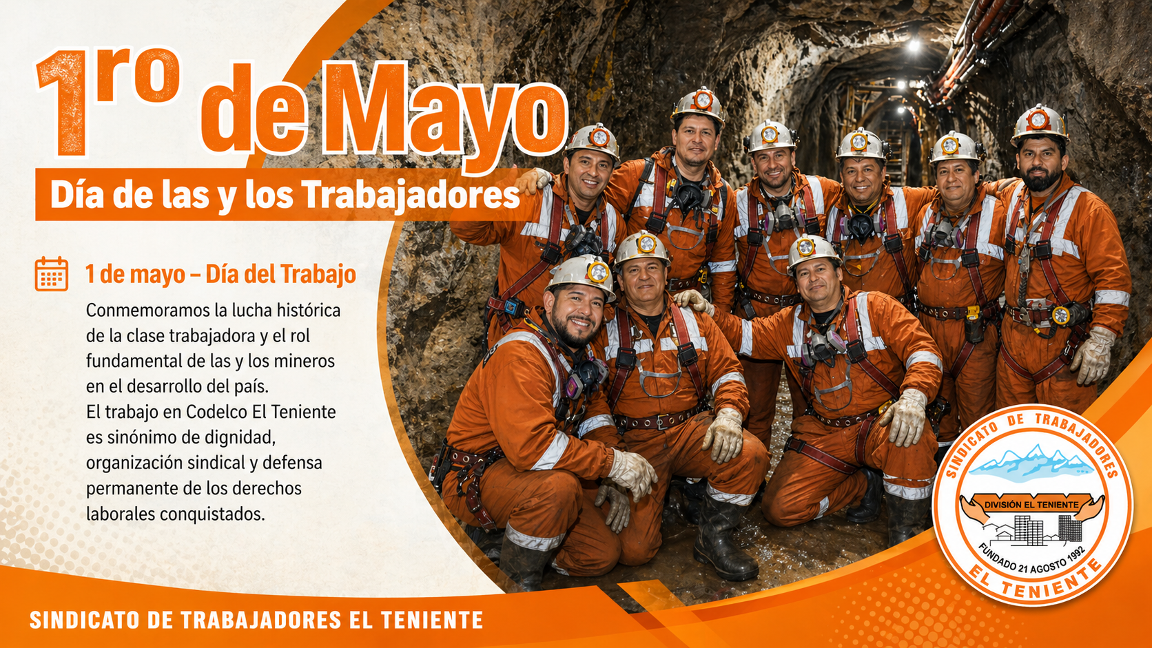 1 DE MAYO DÍA INTERNACIONAL DE LAS Y LOS TRABAJADORES